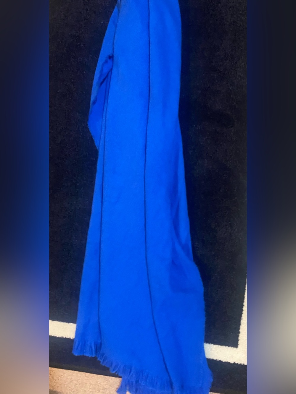 Blue Women's Scarf- Classic Solid Blue